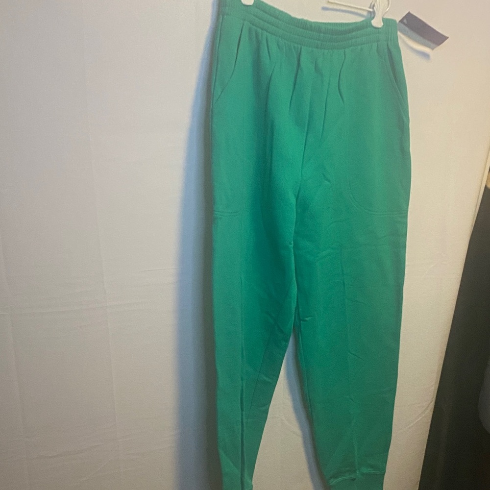 Green Track Pants for Women